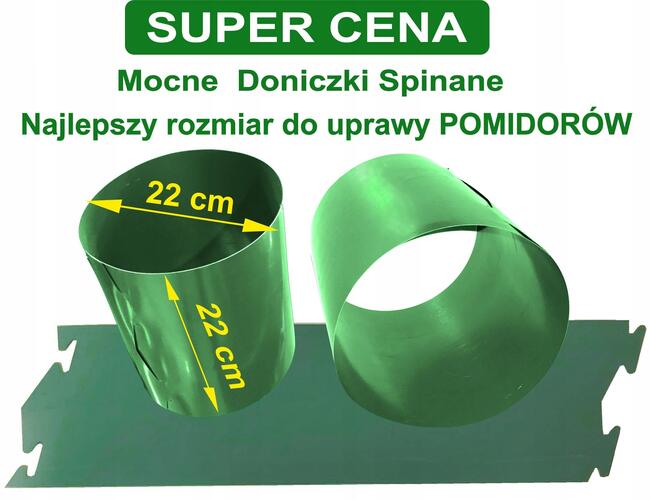 Doniczki Spinane bez dna do uprawy Pomidorów