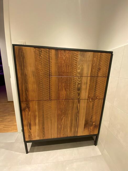 Szafka, komoda, meble na wymiar, stare drewno - ALLDECO