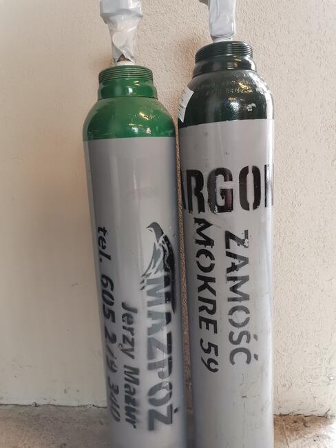 Gazy techniczne tlen acetylen mix argon azot CO2 hydrogen he