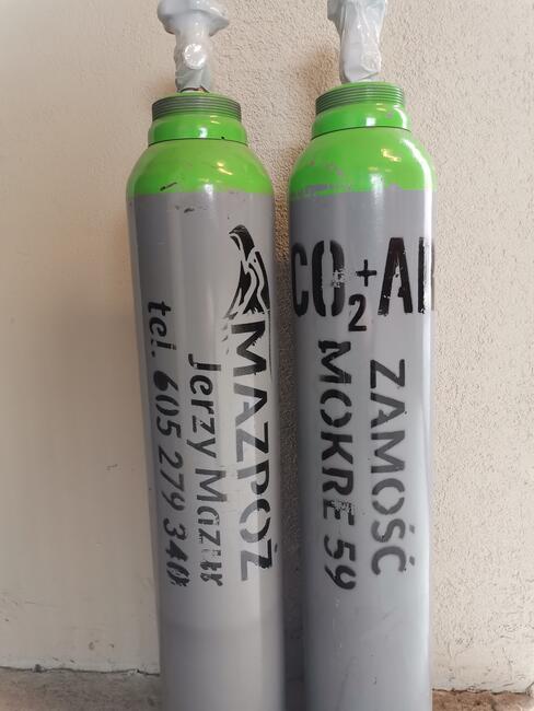 Gazy techniczne tlen acetylen mix argon azot CO2 hydrogen he