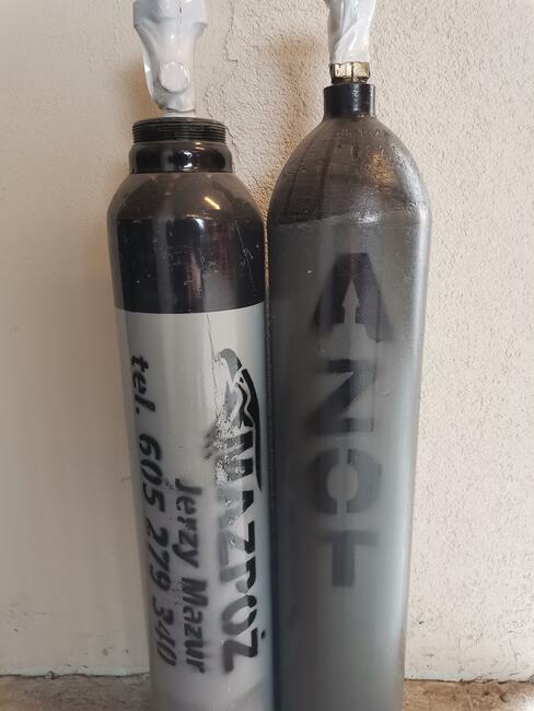 Gazy techniczne tlen acetylen mix argon azot CO2 hydrogen he