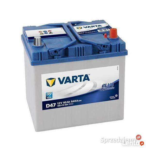 Akumulator Varta Blue Dynamic D47 60Ah 540A DARMOWY DOWÓZ