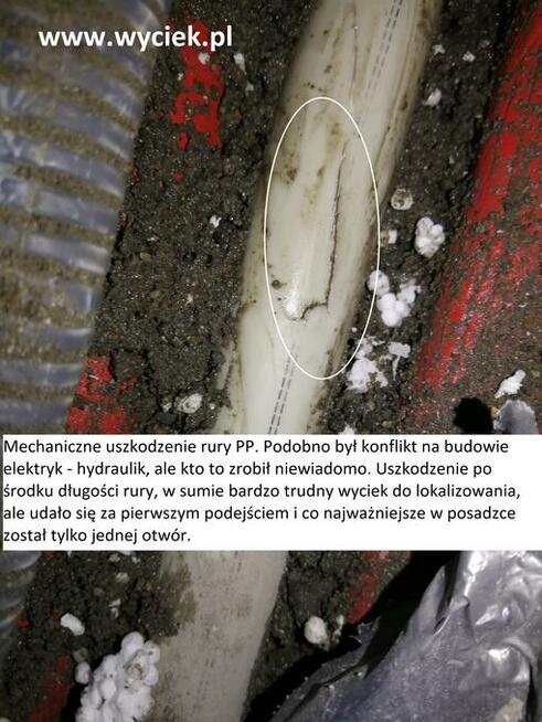 Lokalizacja wykrywanie wycieków wody Katowice