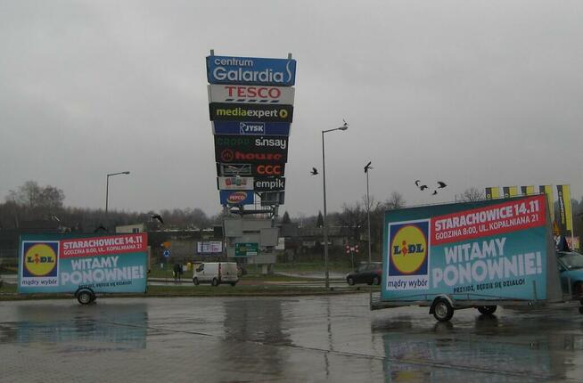 Billboard wynajem Kielce ,Ostrowiec SW. Końskie