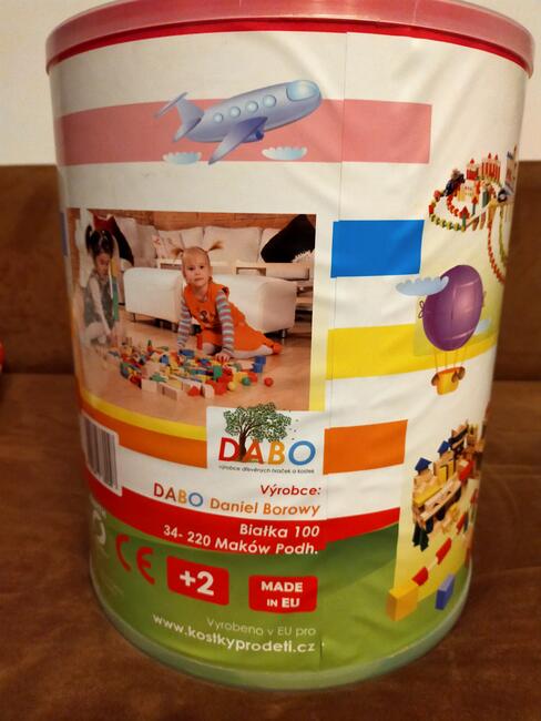 KLOCKI DREWNIANE DABO 500 SZT