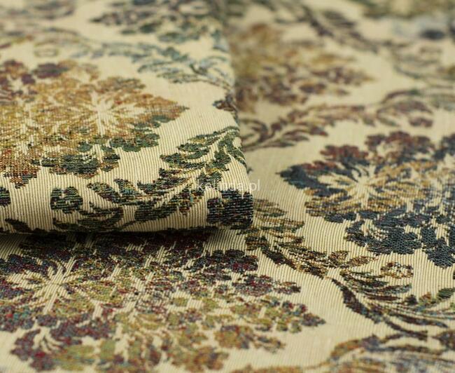 Medaliony, materiał tapicerski, obiciowy, żakardowy