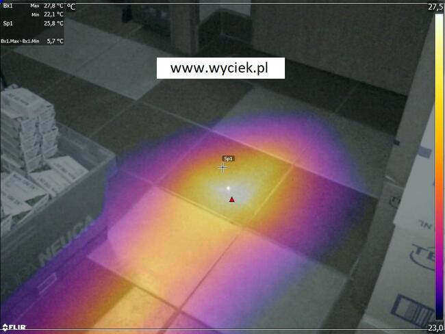 Lokalizowanie wycieków , wyciek wody Gliwice