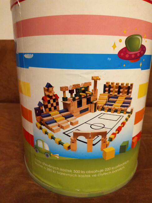 KLOCKI DREWNIANE DABO 500 SZT