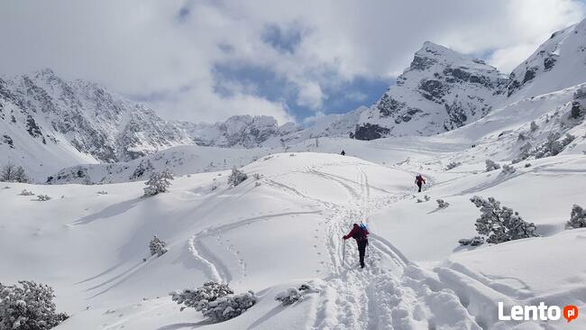 Narty skiturowe, nauka chodzenia na fokach, szkolenie
