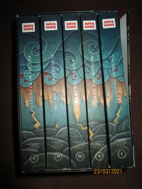 PERCY JACKSON I BOGOWIE OLIMPIJSCY – WSZYSTKIE TOMY
