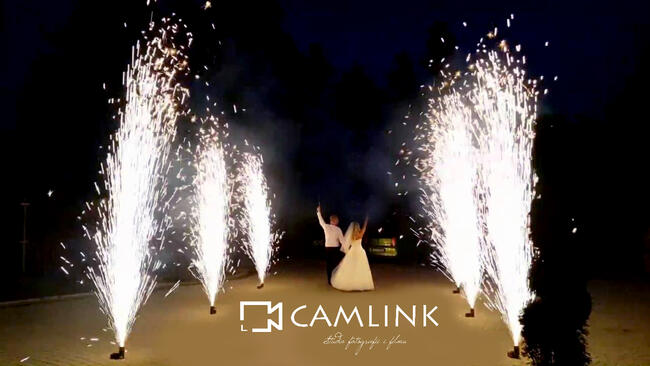 wytwornica fontanna iskier