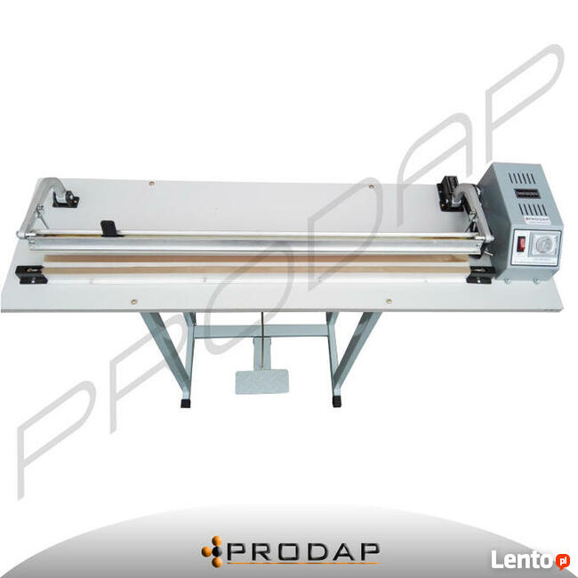 Zgrzewarka nożna impulsowa 80cm do folii rękawa + nóż FV!!