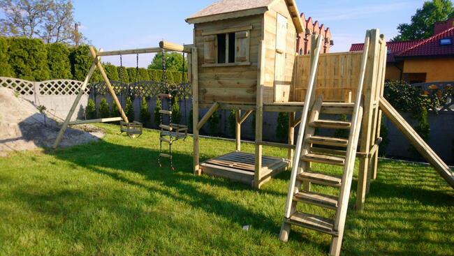 Toaleta drewniana ubikacja kibelek wychodek wc na budowę