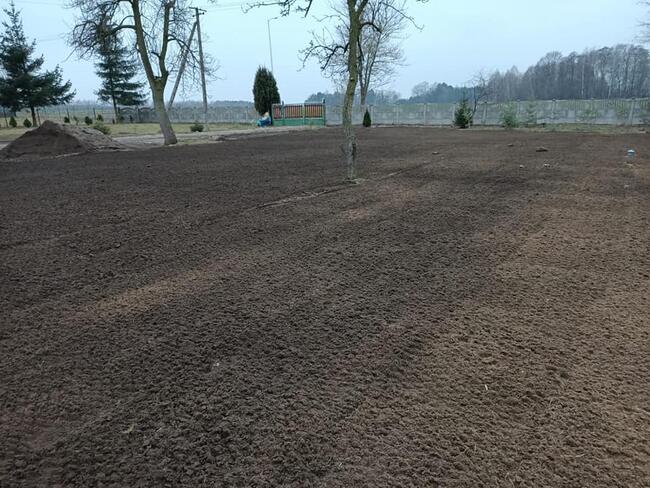 usługi glebogryzarką seperacyjną, przygotowanie terenu, niwel