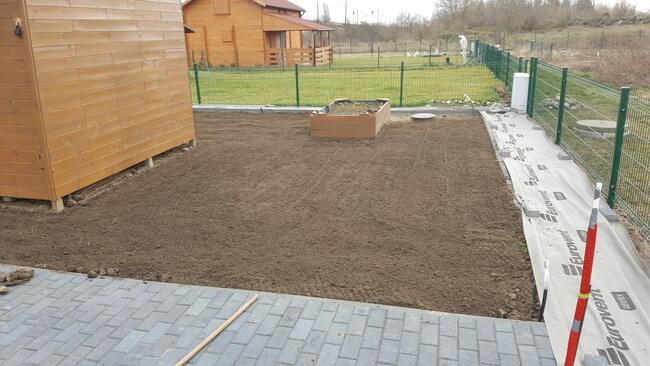 usługi glebogryzarką seperacyjną, przygotowanie terenu, niwel