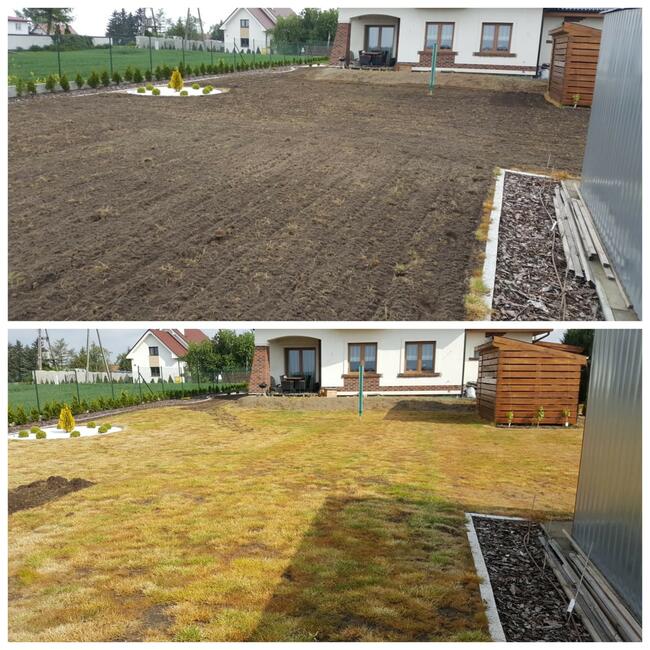 Niwelacja terenu, glebogryzarka separacyjna, rozplantow ziem