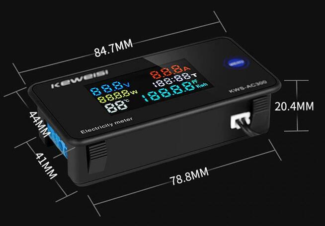 KWS-AC300 amperomierz woltomierz licznik energii AC 50-300V