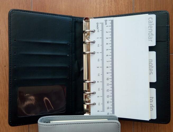 szare okładki organizera kalendarz terminarz elegancki