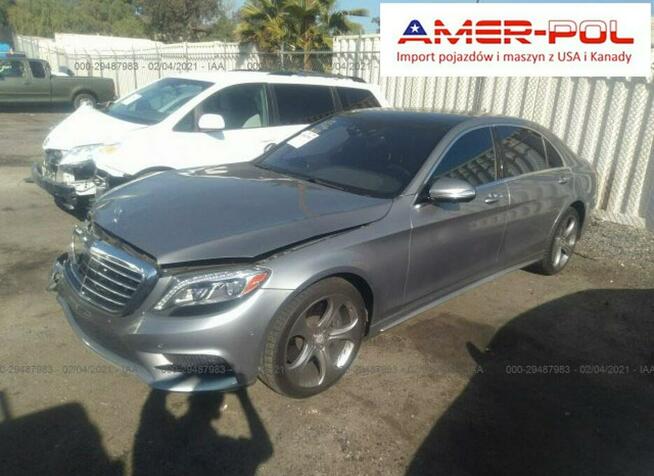 Mercedes S 550 2014, 4.6L, uszkodzony przód