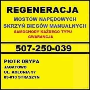 Mosty dyfry naprawa regeneracja BMW Mercedes Volvo i inne