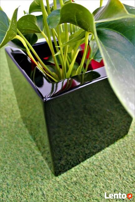 Donice aluminiowe, na wymiar, malowane