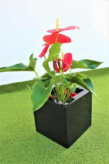 Donica aluminiowa, na wymiar, malowana