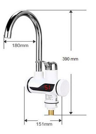 ELEKTRYCZNY PRZEPŁYWOWY PODGRZEWACZ WODY 3kW LED NOWY !