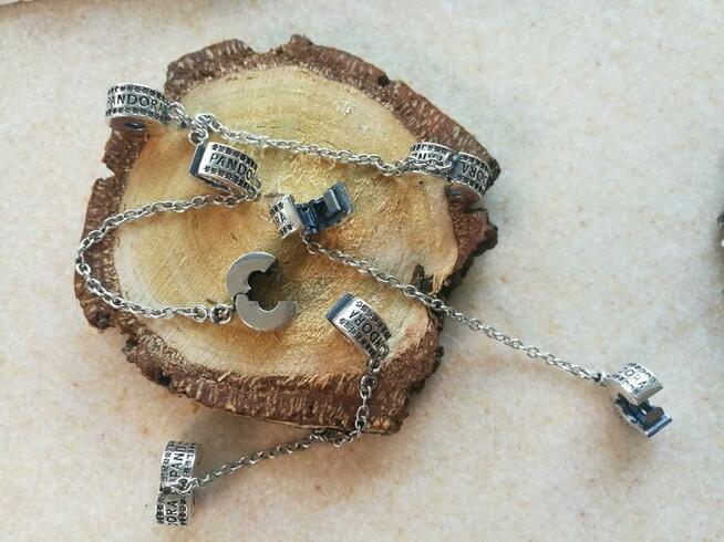 Pandora łańcuszek zabezpieczający klipsy