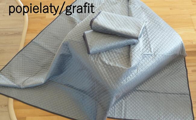 NARZUTY DWUSTRONNE VELVET KOMPLET NARZUT NA KANAPĘ I FOTELE