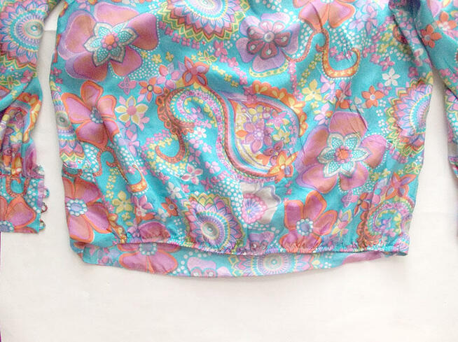 boho bluzka długi rękaw