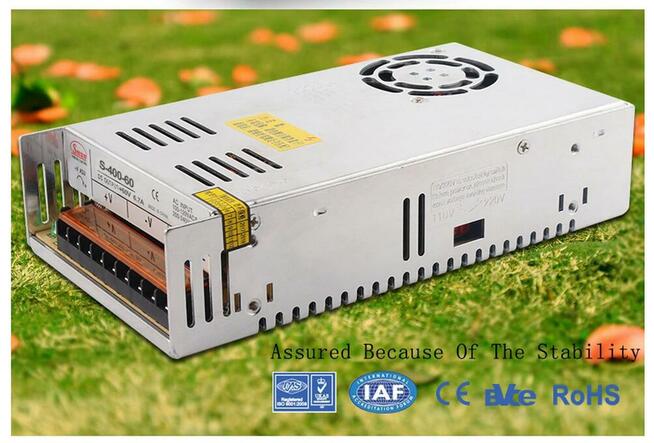 Zasilacz impulsowy 400W 110/230V AC - 60V DC 6.7A