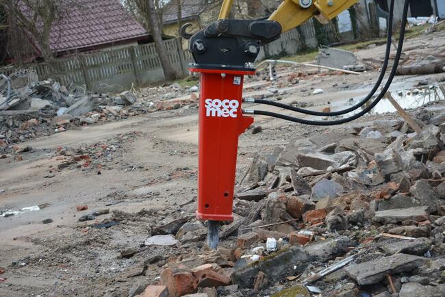 Hydr. Młot wyburzeniowy SOCOMEC DMS530 monoblok z dostawą