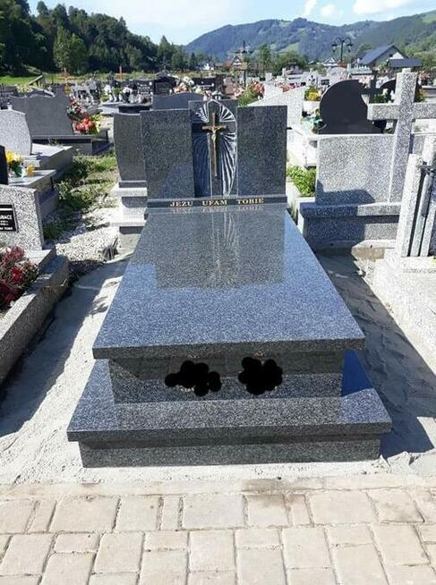 Grobowce, Nagrobki granitowe, Schody Blaty Parapety