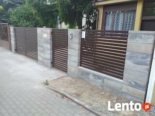 Ogrodzenia modułowe łupane -montaż budowa ogrodzeń PRODUCENT