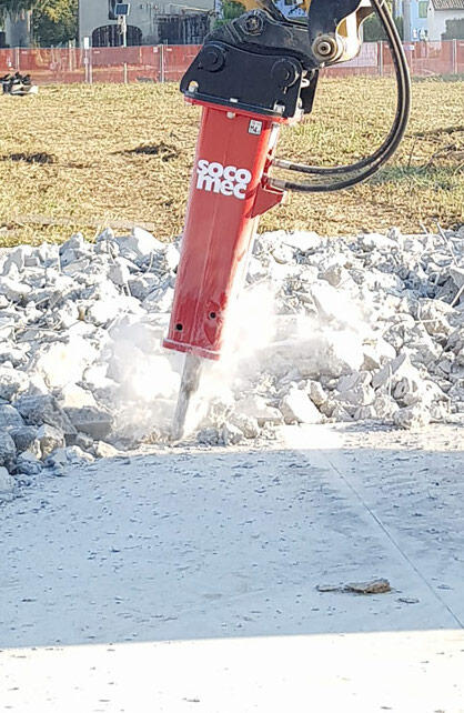 Hydr. Młot wyburzeniowy SOCOMEC DMS530 monoblok z dostawą