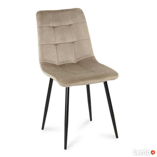 Krzesło różowe welurowe - różne kolory