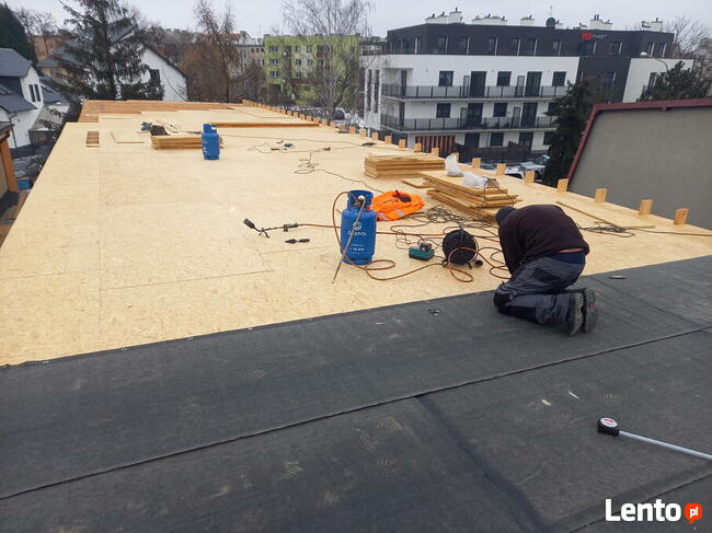 DEKARZ Dachy. Izolacja dachów, Papa termozgrzewalna