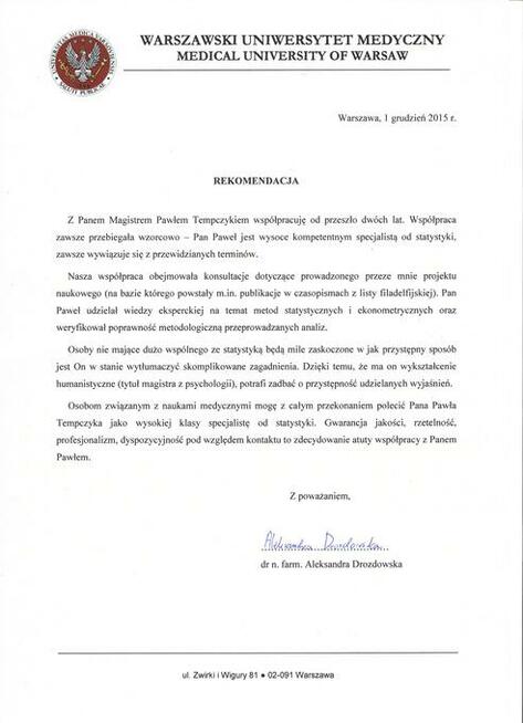 Analiza statystyczna