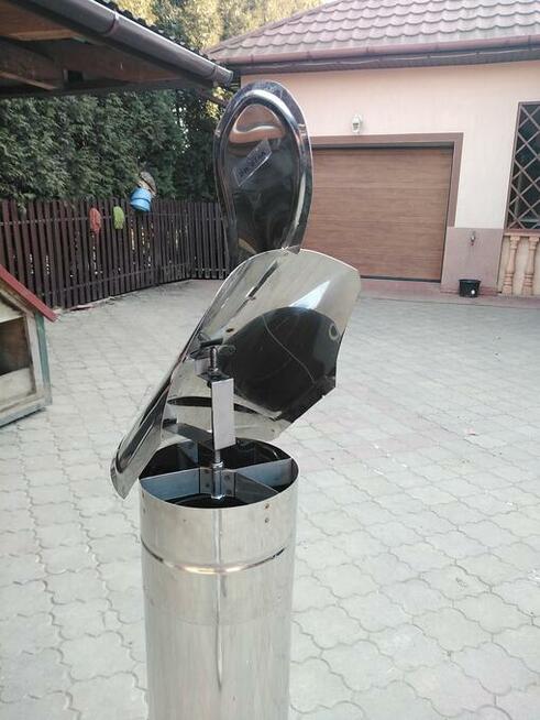 Przedłużenie komina okrągłe fi 200, 50cm 0,8mm