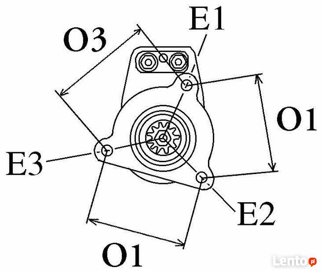 Rozrusznik do silników Briggs & Stratton , John Deere