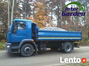 Kruszywo ozdobne, kruszywo budowlanie, drogowe, ziemia, kora