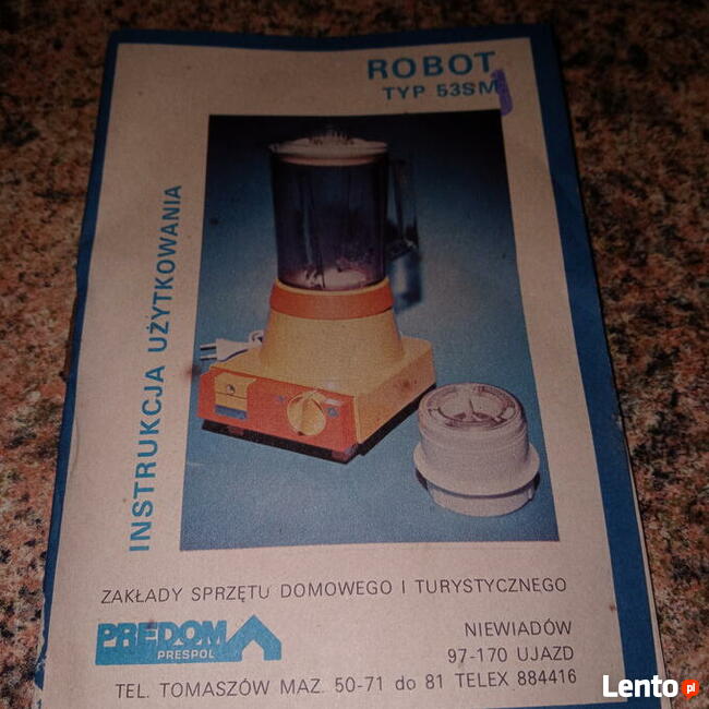 Mini robot kuchenny z czasów PRL