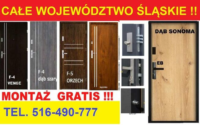 Drzwi Zewnętrzne Antywłamaniowe MONTAŻ GRATIS