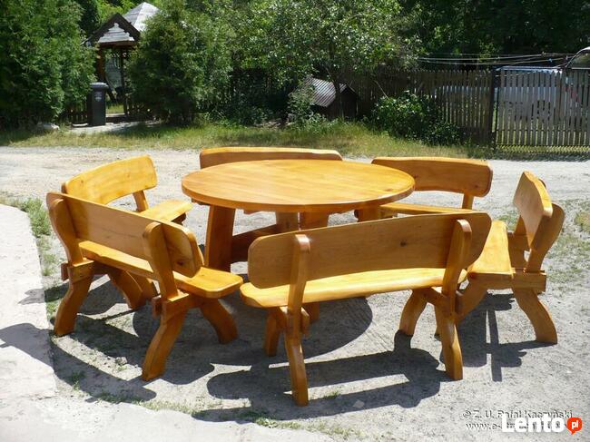 Meble ogrodowe dębowe