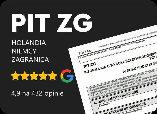 Rozliczenie PIT ZG Holandia Niemcy - zwrot podatku z zagran