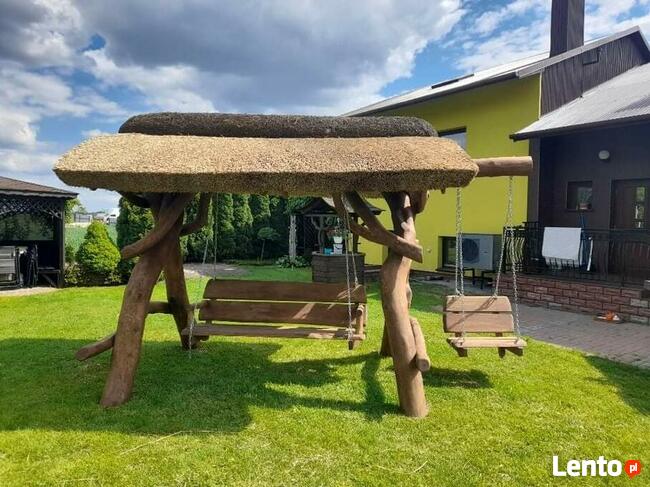 Huśtawki Ogrodowe pod trzcinę
