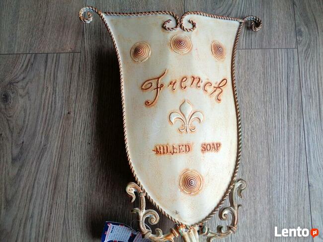 Sprzeda wazon metalowy - w kolorze ecru