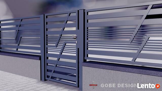 balustrada balkonowa ogrodzenie brama przęsło płot panel