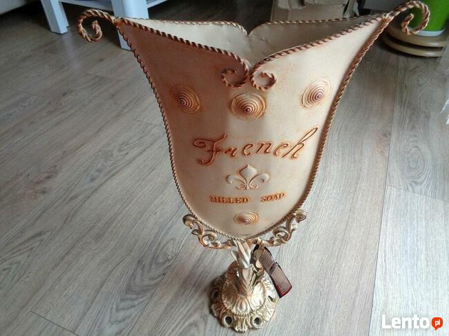 Sprzeda wazon metalowy - w kolorze ecru