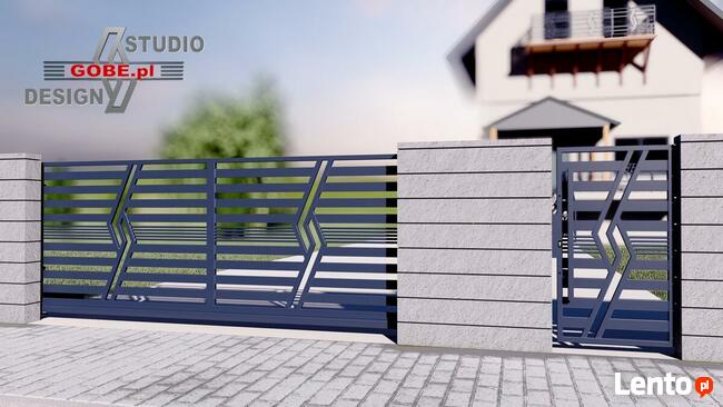 balustrada balkonowa ogrodzenie brama przęsło płot panel